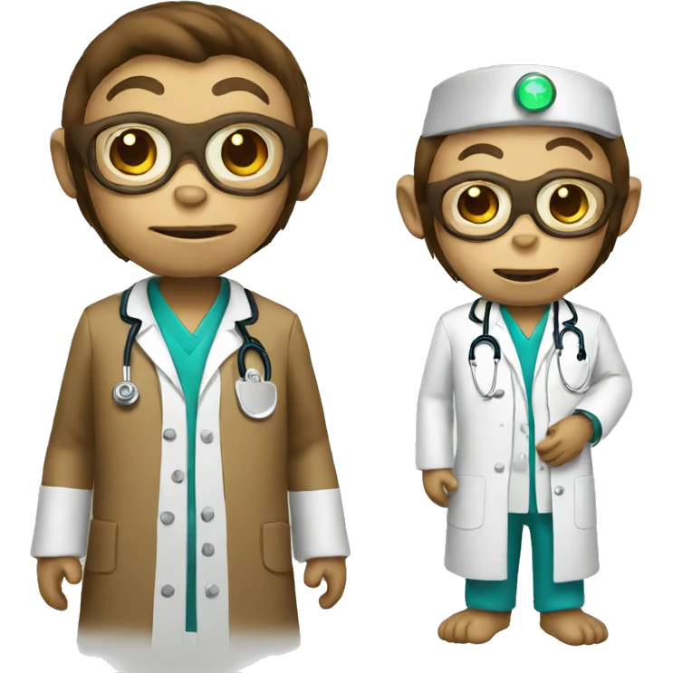 Monkey doctor emoji