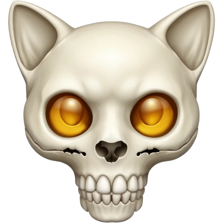 Cat skull emoji