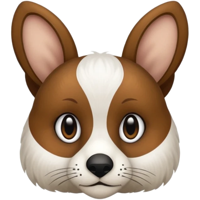 Un chien de chasse, elagneul breton assis  emoji