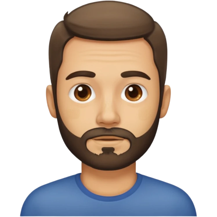 dirty short beard emoji