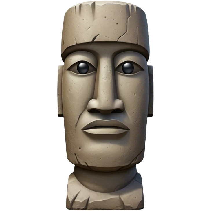 easter island statue emoji