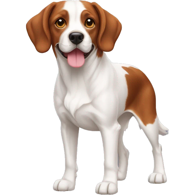 Brittany Dog Breed Full Body emoji