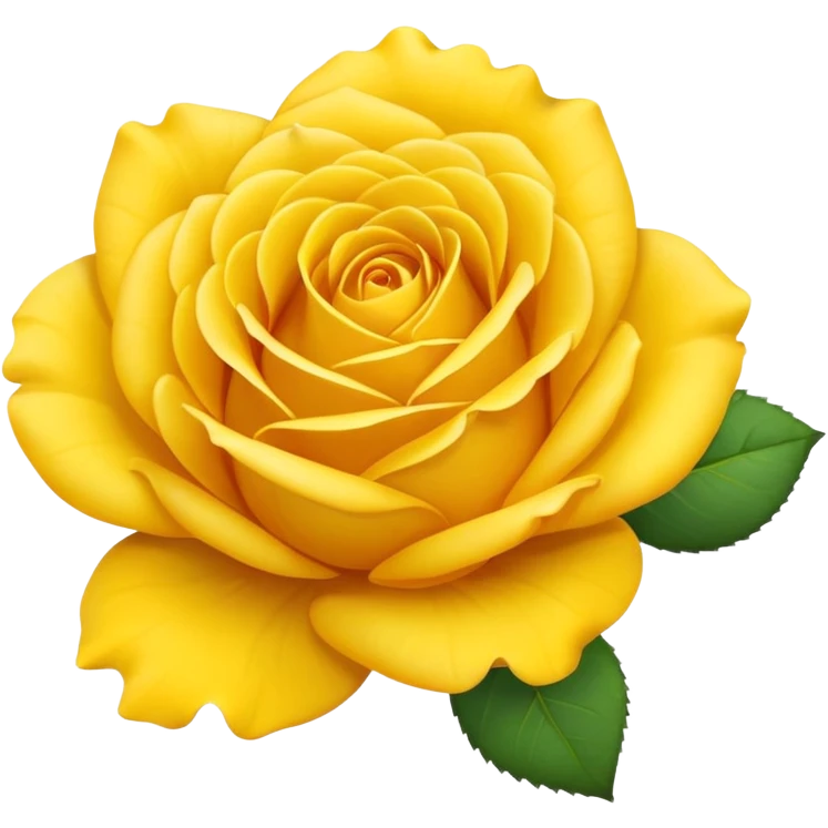 Yellow rose emoji