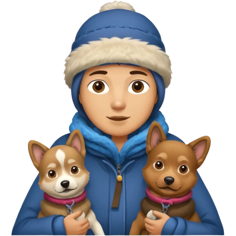 MUSHER WITH DOGS emoji