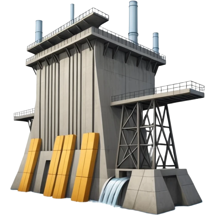 hydroelectric power station emoji