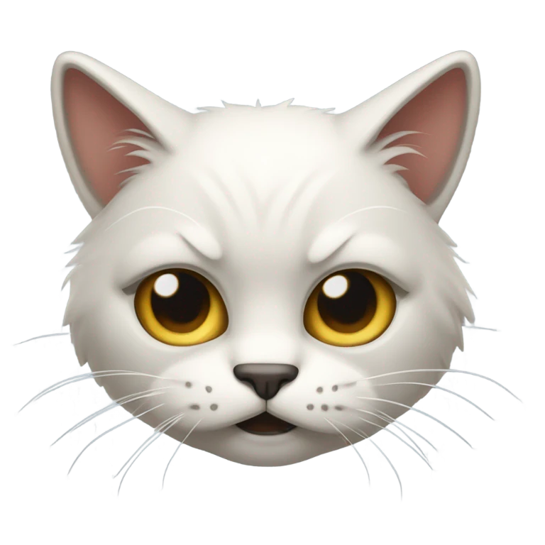 Angry cat emoji