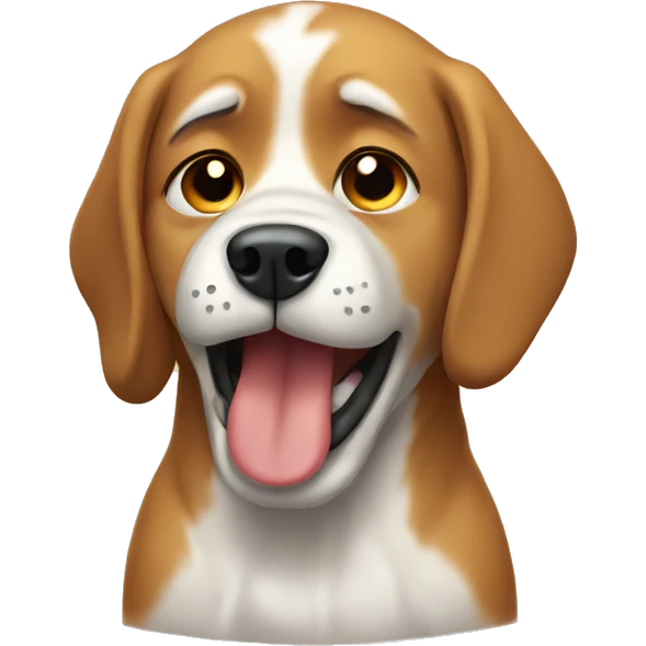 crying dog  emoji