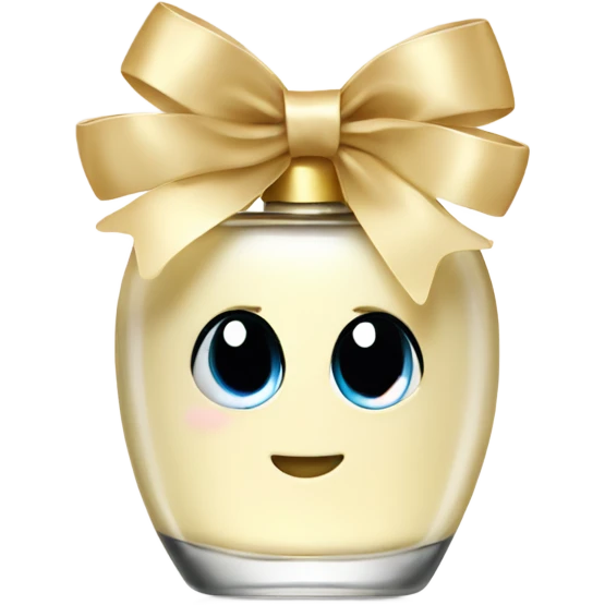 vanilla perfume with bow emoji