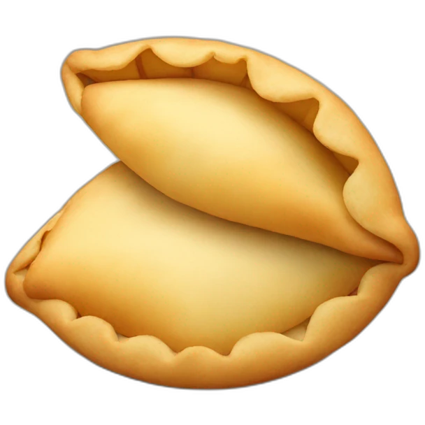 Empanada kawai emoji