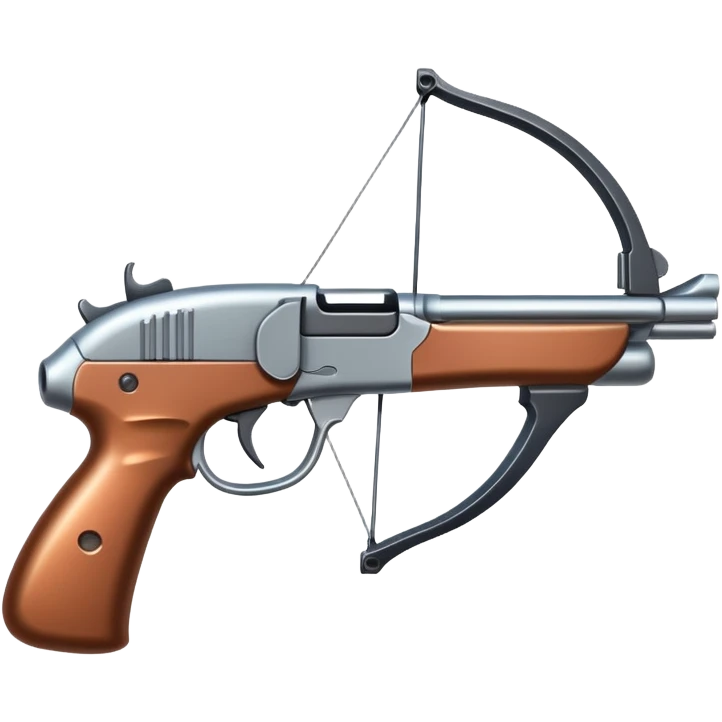 Gun with a bow emoji