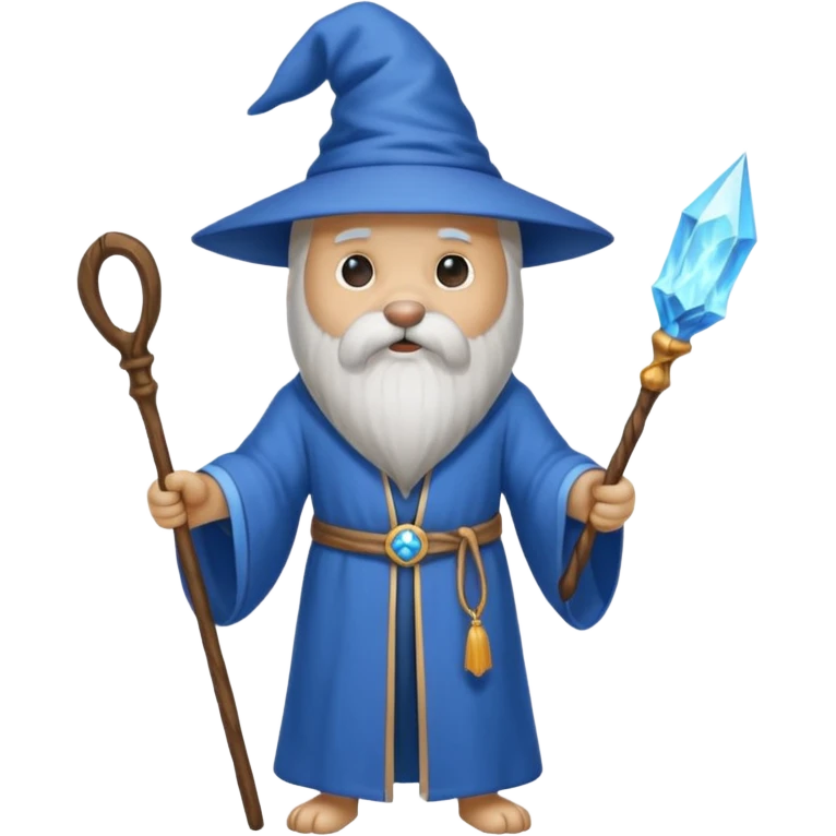 Dog wizard emoji