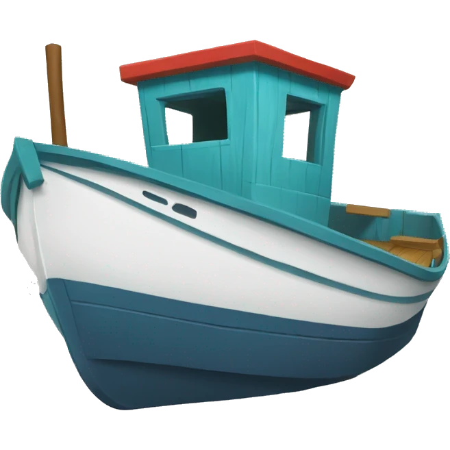 Muelle y bote emoji