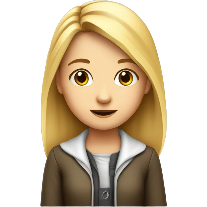 mädchen das mathe lernt emoji
