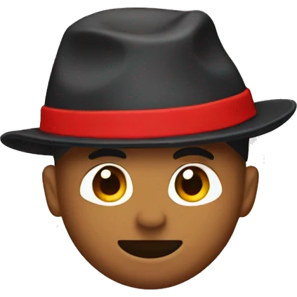 Red kangol emoji