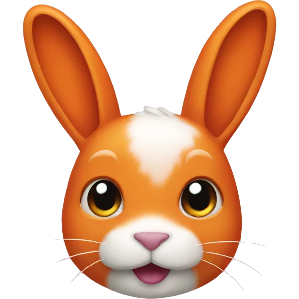 orange rabbit emoji