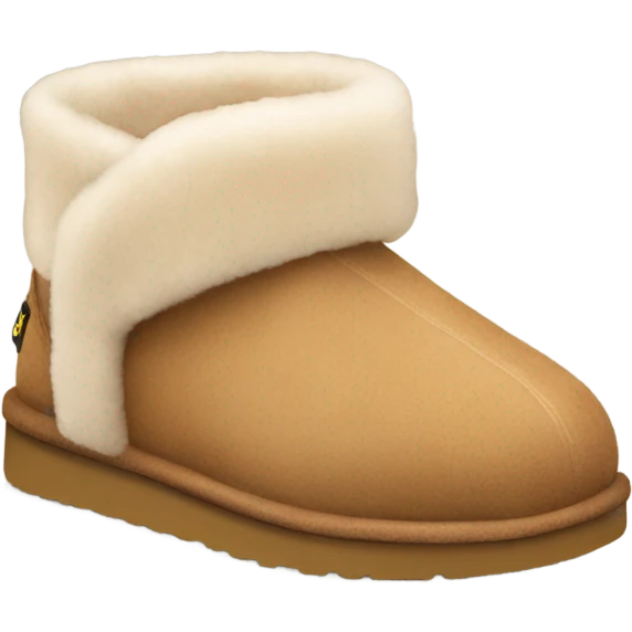 light brown ugg slippers emoji