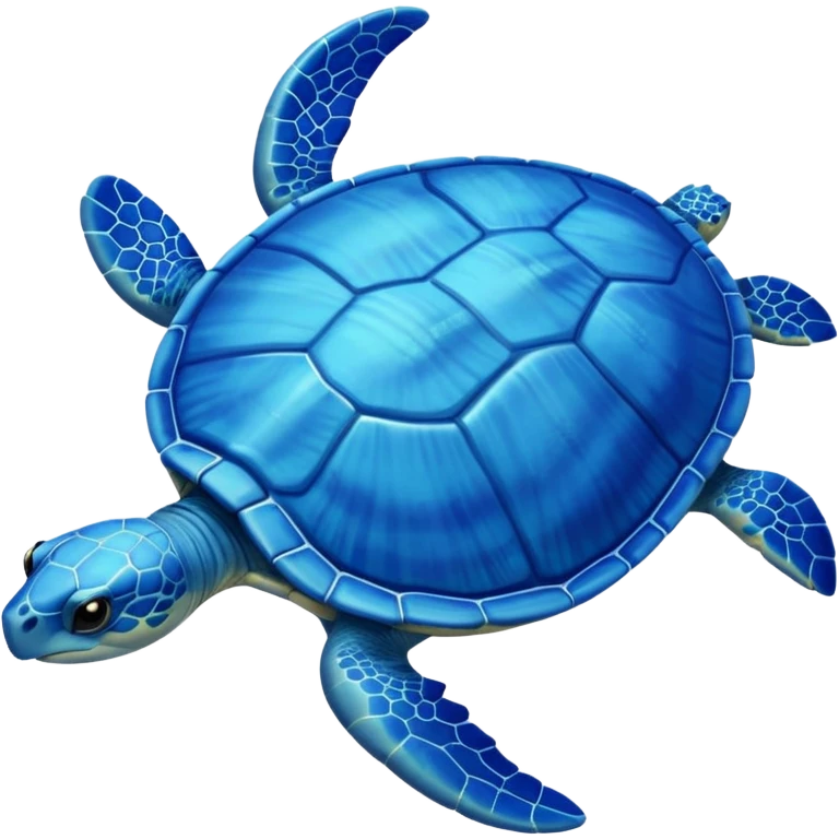 a blue turtle emoji