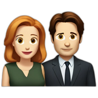 Mulder and scully emoji