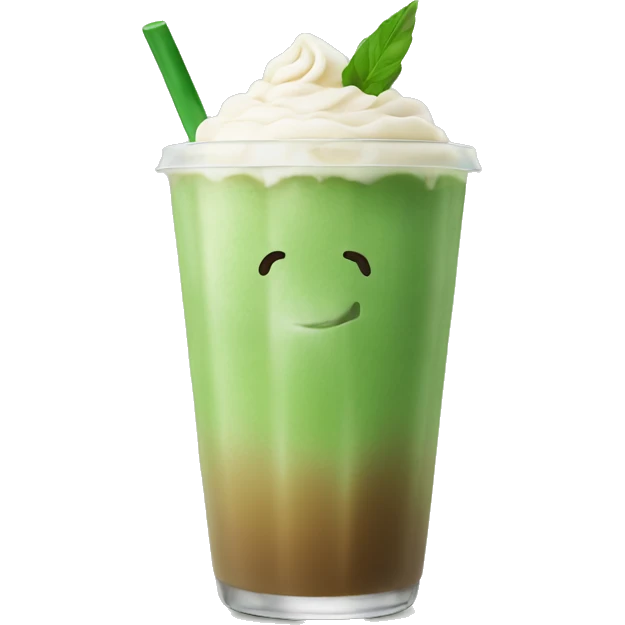 ice matcha latte emoji