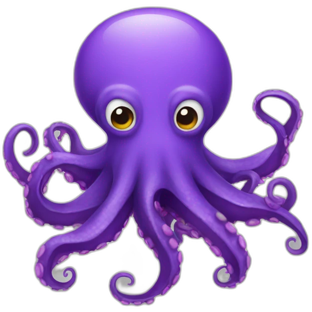Purple Octopus emoji