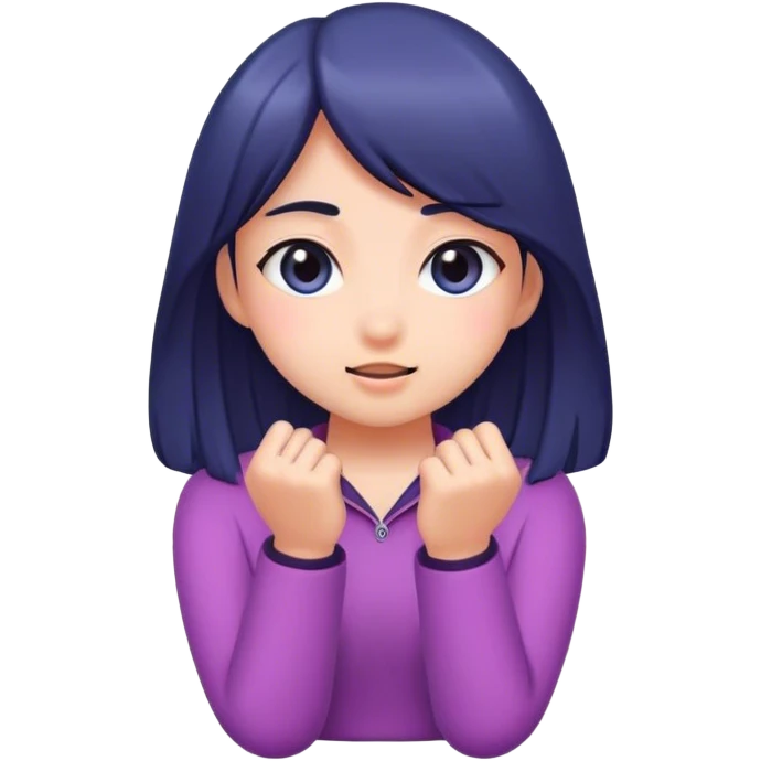 Girl and youga emoji