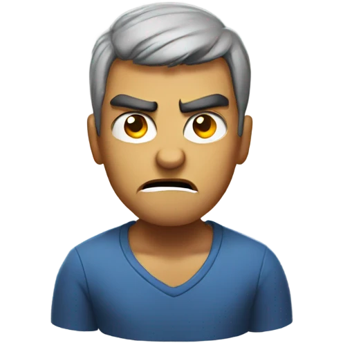 Guy angry emoji