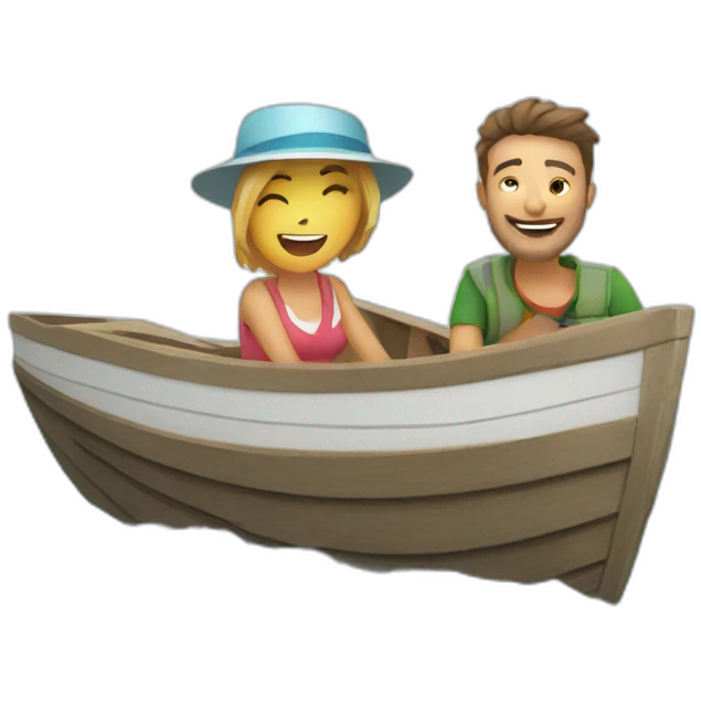 Chat sur bateau emoji