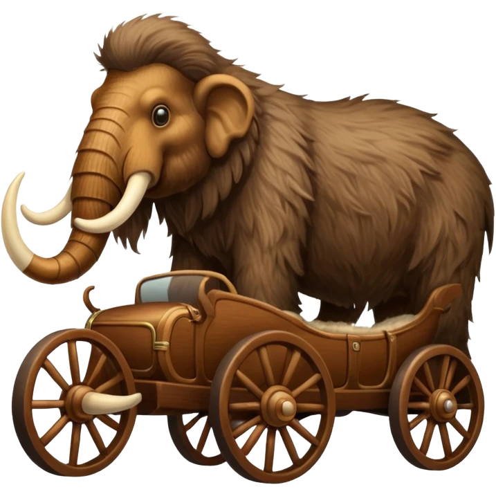 Mammoth car emoji