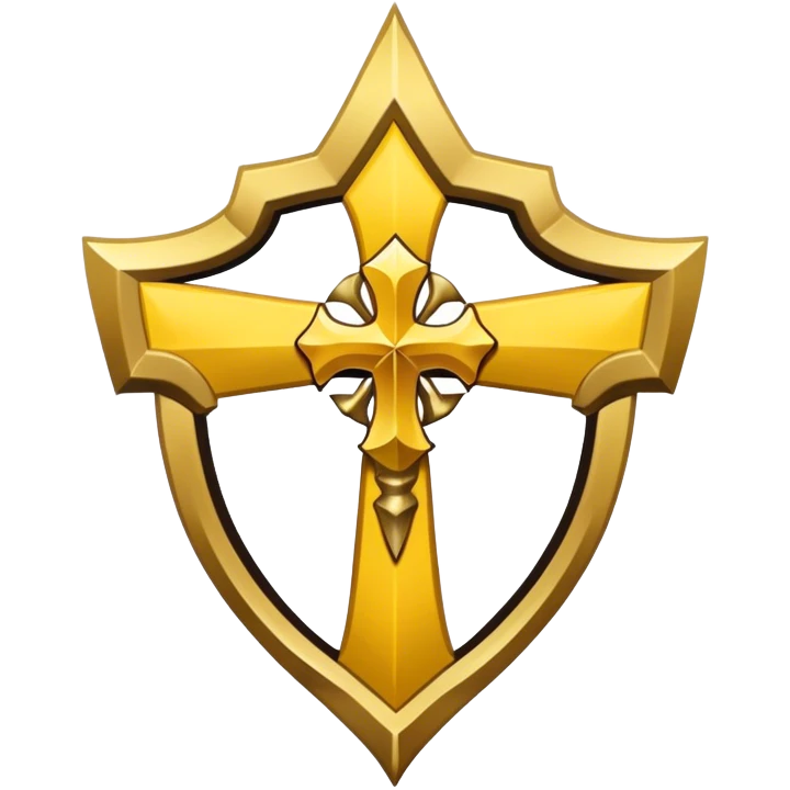 Deacon's emblem with a touch of yellow emoji
