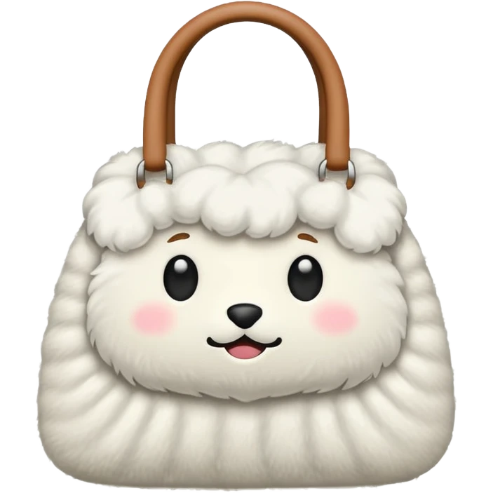 fluffy bag emoji