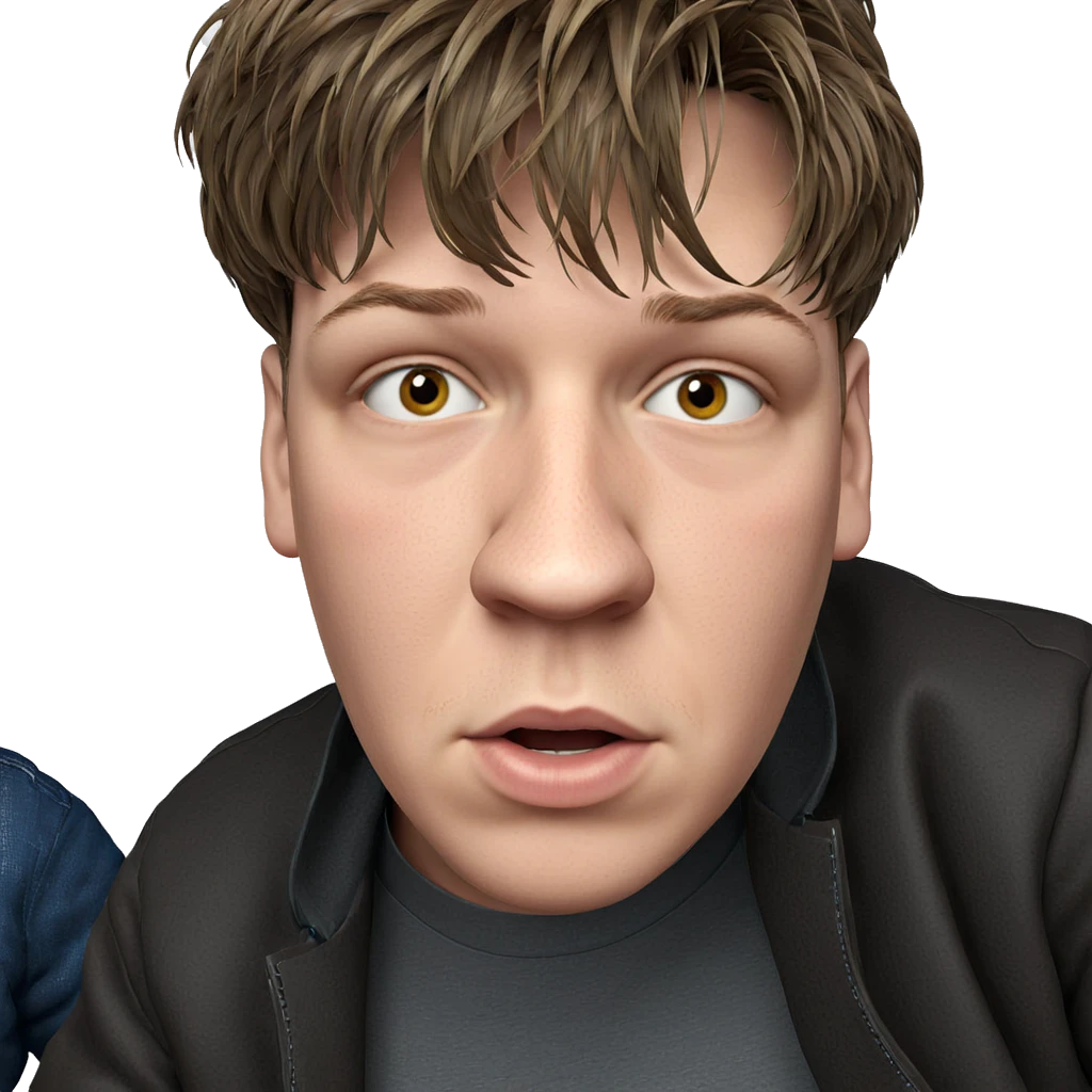 brown-haired boy in jacket emoji