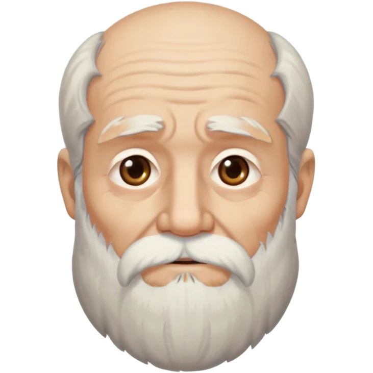 bearded old man emoji