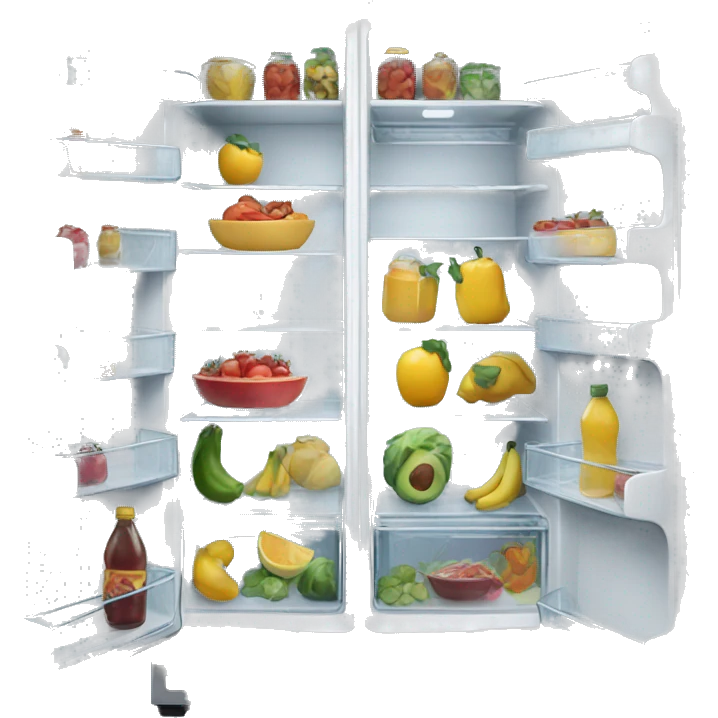 opened fridge emoji