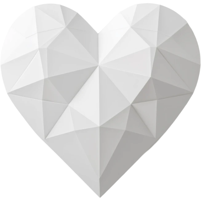 heart-shaped white diamond  emoji