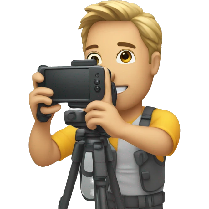 somebody filming with a phone emoji