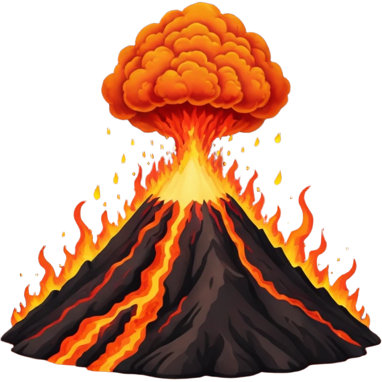 Volcano emoji