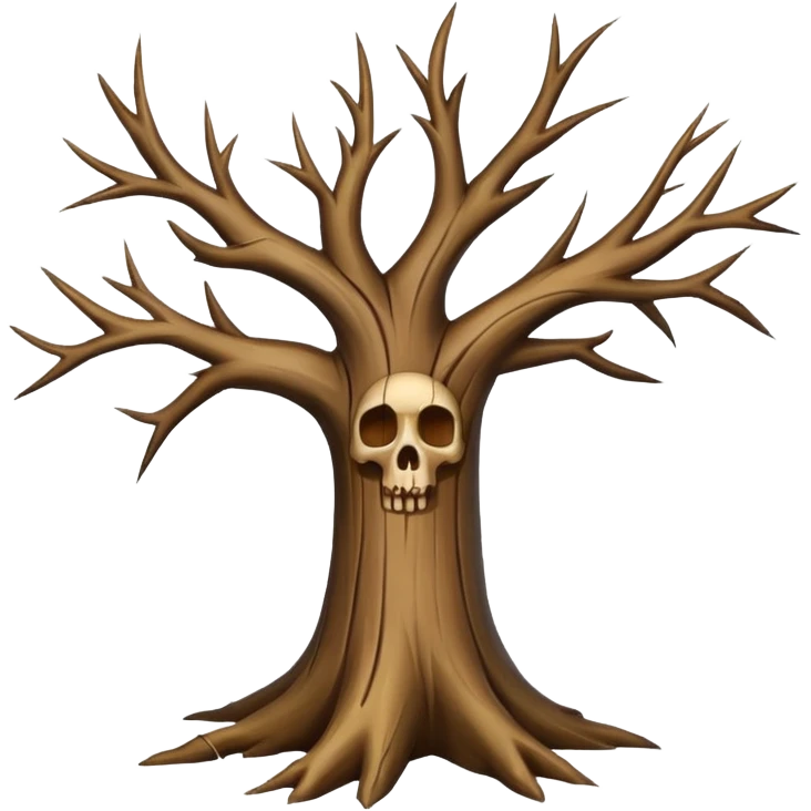dead tree emoji