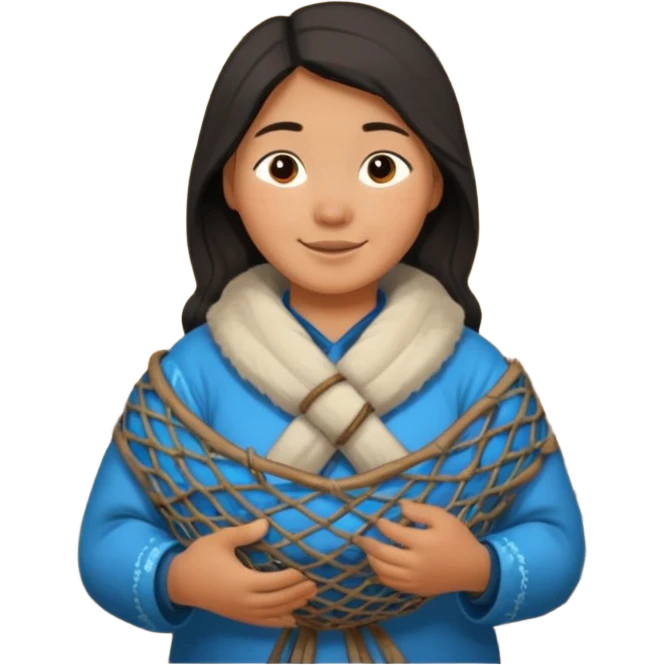 Inuit with nets home emoji