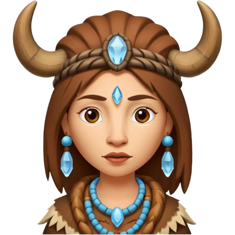 woman shaman, ice age emoji