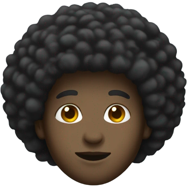 Afro emoji