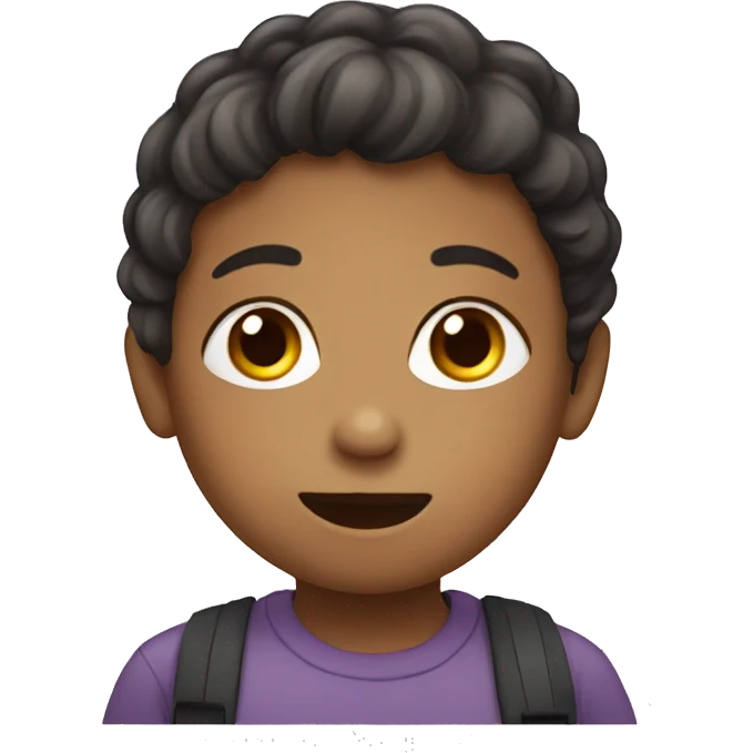 child speaking two languages emoji