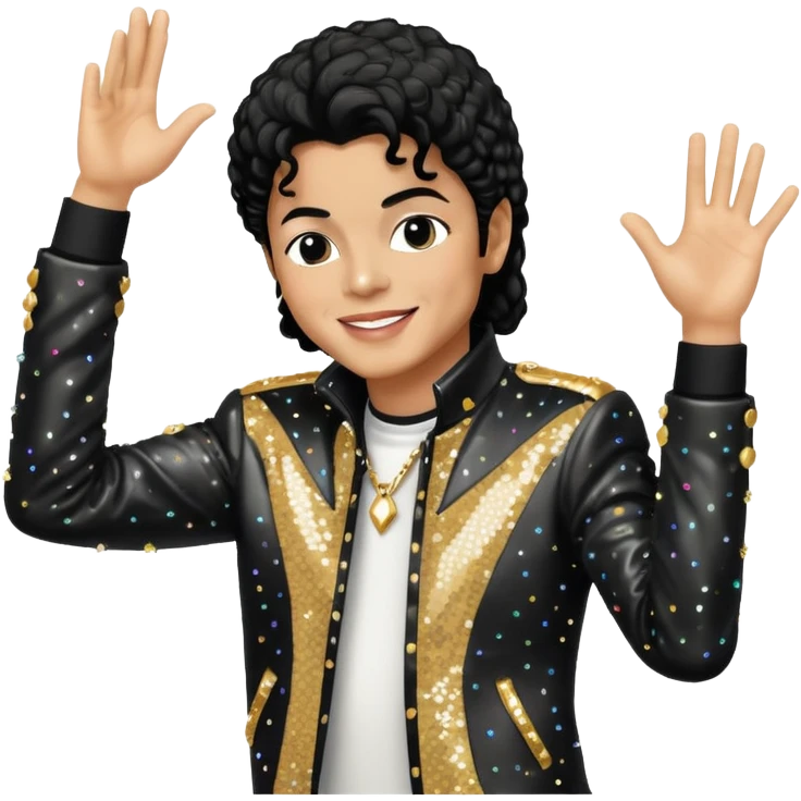 michael jackson doing the dab emoji
