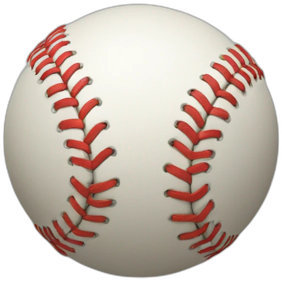 Baseball with love emoji