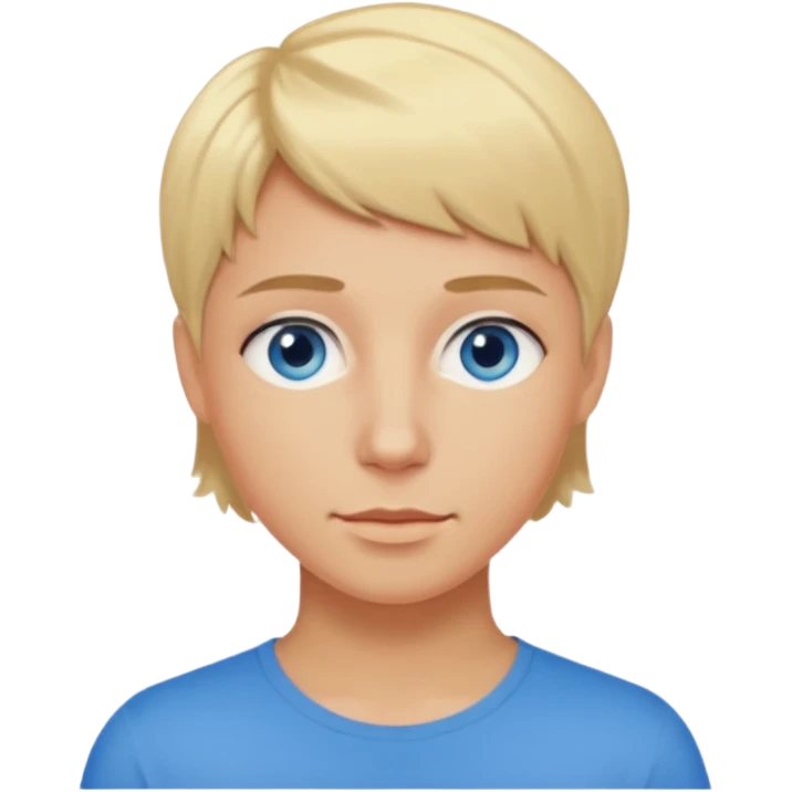 short blond hair blue eyes 5ft 9 140lbs Italian emoji