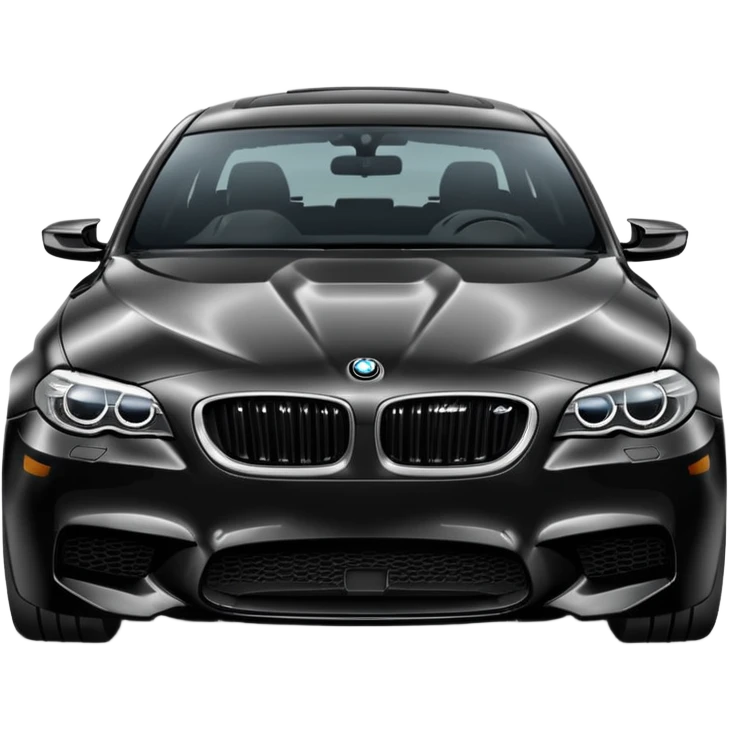 siyah bmw m5  emoji