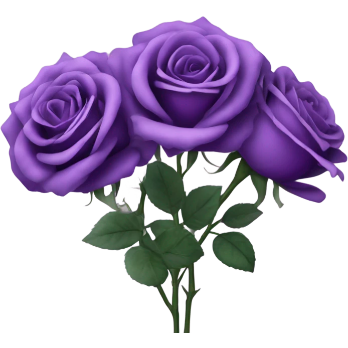 Purple rose pack emoji