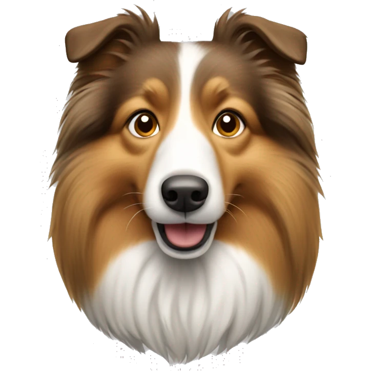 Shetland sheepdog emoji