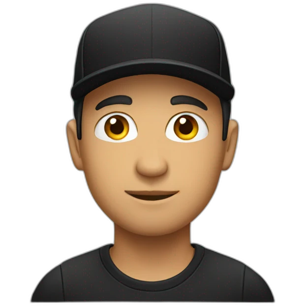 Man in black cap emoji