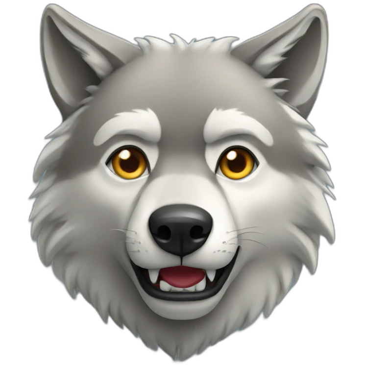 Wolf emoji