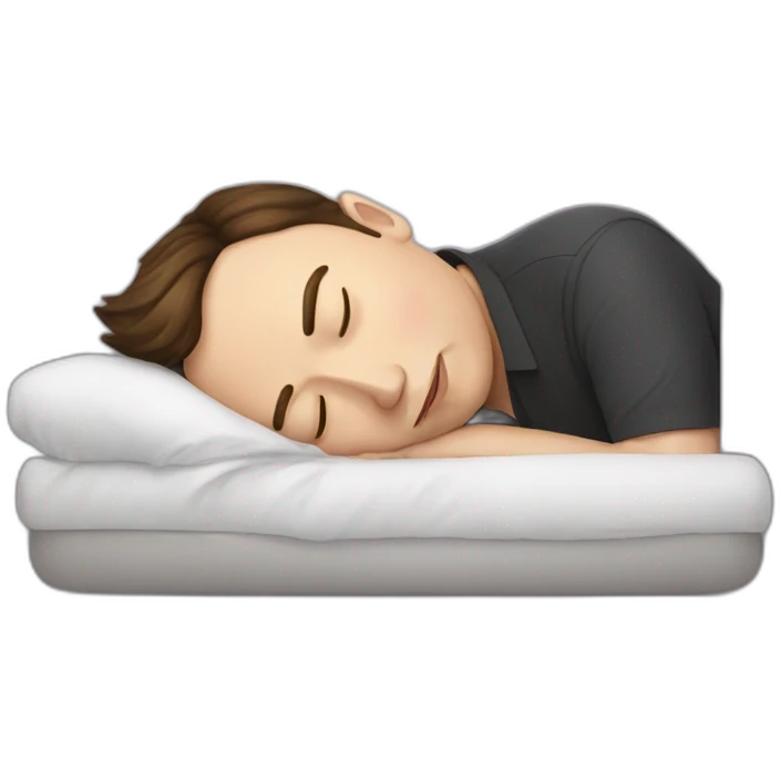 Elon Musk sleeping emoji